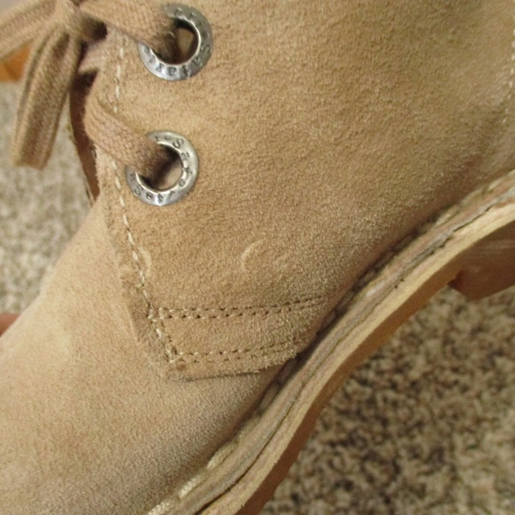 Bata Safari Chukka Boots‎ Suede Leather Men's 5 Tan Lace Up - Picture 13 of 16